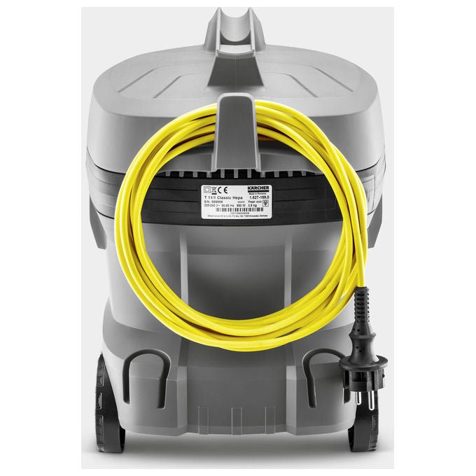 Karcher AG 1.527-197.0 T 11-1 Classic Aspirapolvere a Cilindro Senza Sacchetto 11 L 850 W 61 dB colore Antracite Nero Giallo