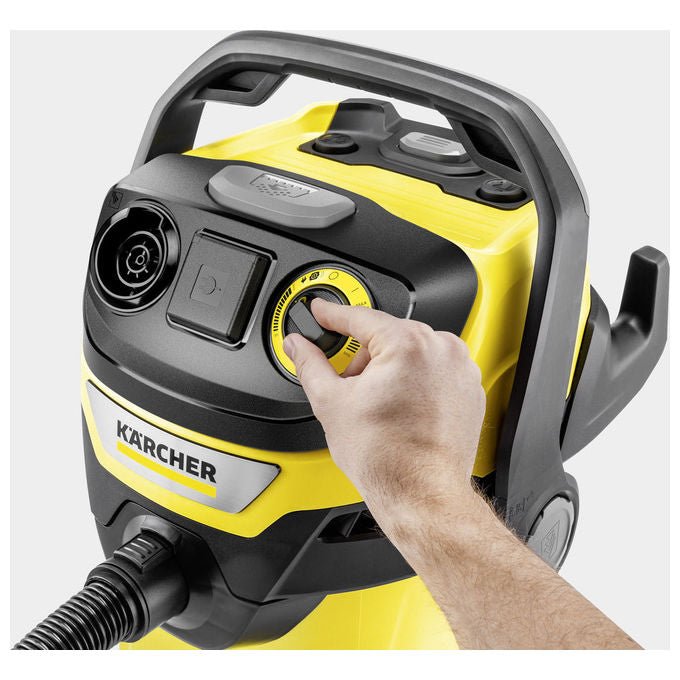 Kärcher 1.628-317.0 WD 5 Control P 25-5-22 Aspirapolvere a Cilindro Secco e Bagnato 25 L 1200 W 73 dB colore Nero Giallo