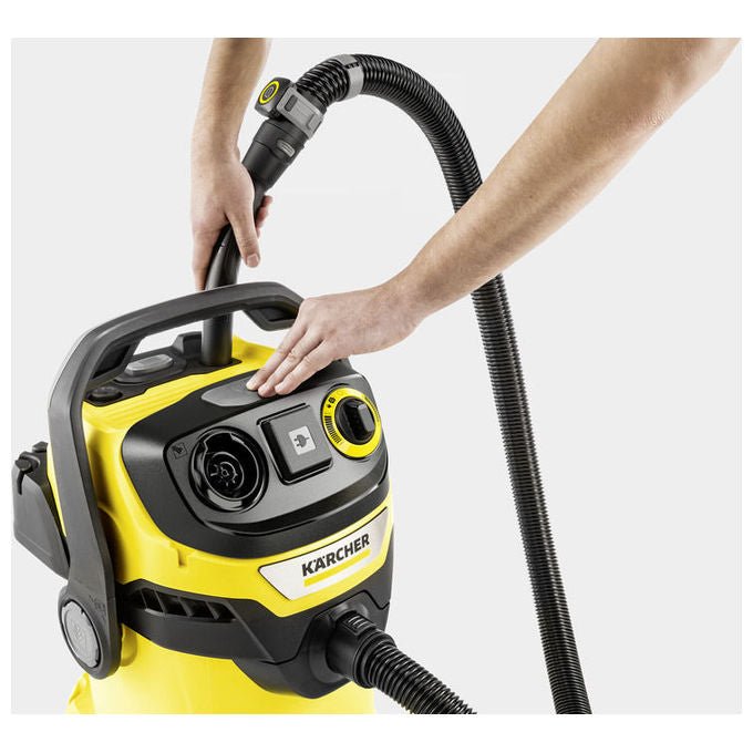 Kärcher 1.628-317.0 WD 5 Control P 25-5-22 Aspirapolvere a Cilindro Secco e Bagnato 25 L 1200 W 73 dB colore Nero Giallo