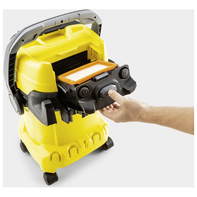 Kärcher 1.628-317.0 WD 5 Control P 25-5-22 Aspirapolvere a Cilindro Secco e Bagnato 25 L 1200 W 73 dB colore Nero Giallo
