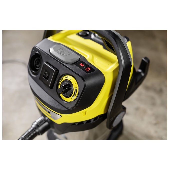 Kärcher 1.628-385.0 WD 7 Control P S Aspirapolvere a cilindro Secco e bagnato 30 L 1400 W 73 dB colore Giallo Nero Argento