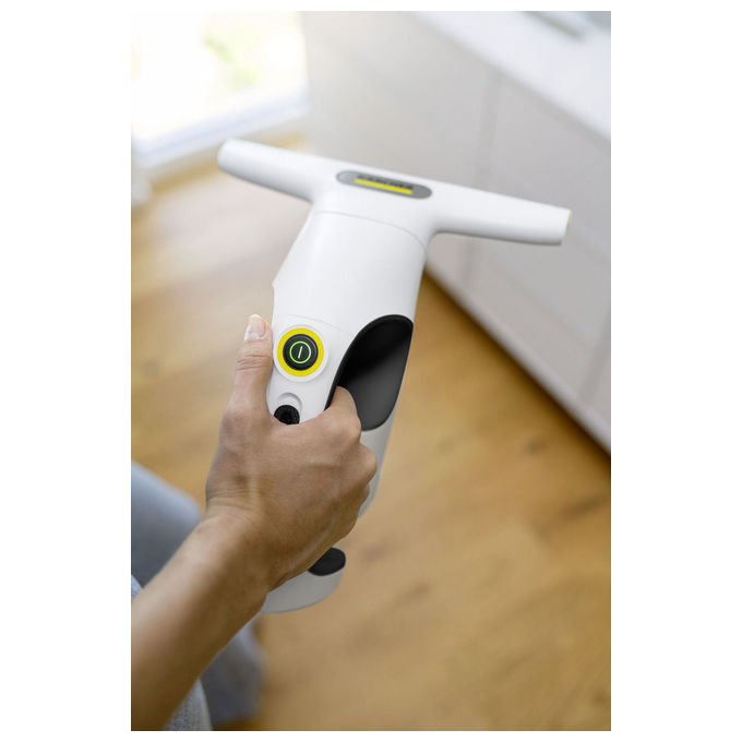 Kärcher 1.633-628.0 WV 1 Compact Care Pulitore di Finestre Elettrico Senza Fili Capacita' 0.1 L Autonomia 25 min Ampiezza 25 cm colore Bianco