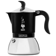 Bialetti Caffettiera Fiammetta Nera per Induzione 2 Tazze