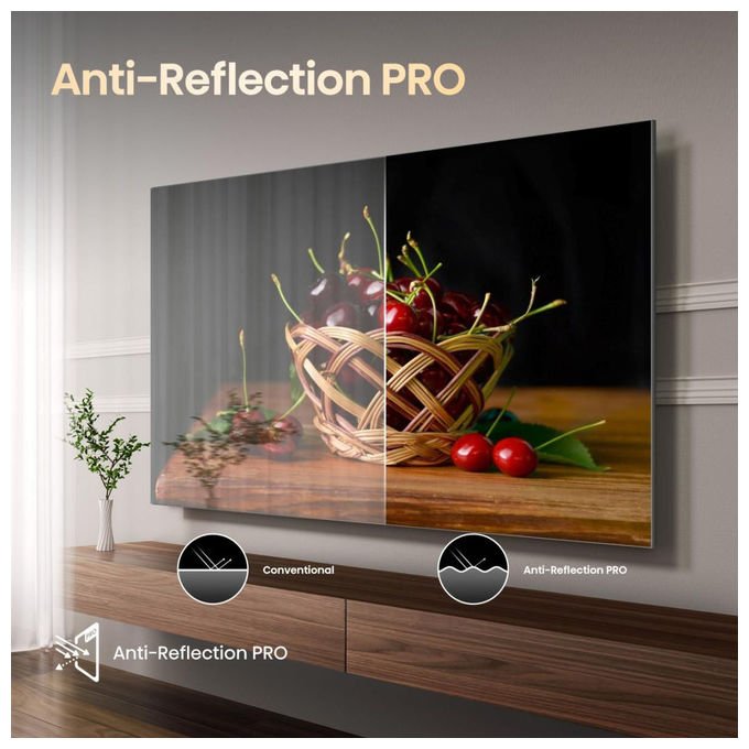 Hisense 116UXQ Smart TV Mini LED ULED 116'' 4K UHD 165 Hz 8000 nit Dolby Atmos Wi-Fi 6 colore Nero