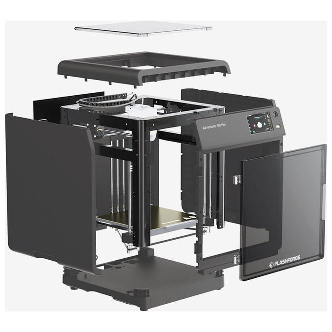 Flashforge 10000893001 Adventurer 5M Pro Stampante 3D Wi-Fi 220x220x220 mm 280 °C colore Nero