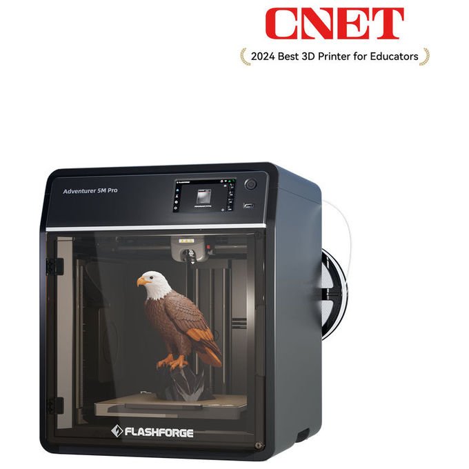 Flashforge 10000893001 Adventurer 5M Pro Stampante 3D Wi-Fi 220x220x220 mm 280 °C colore Nero