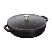 STAUB 1004756 Chistera Tegame in Ghisa 28 cm 3.7 L Induzione Forno colore Nero