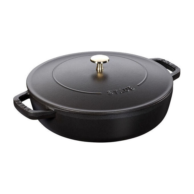 STAUB 1004756 Chistera Tegame in Ghisa 28 cm 3.7 L Induzione Forno colore Nero