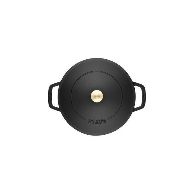 STAUB 1004756 Chistera Tegame in Ghisa 28 cm 3.7 L Induzione Forno colore Nero