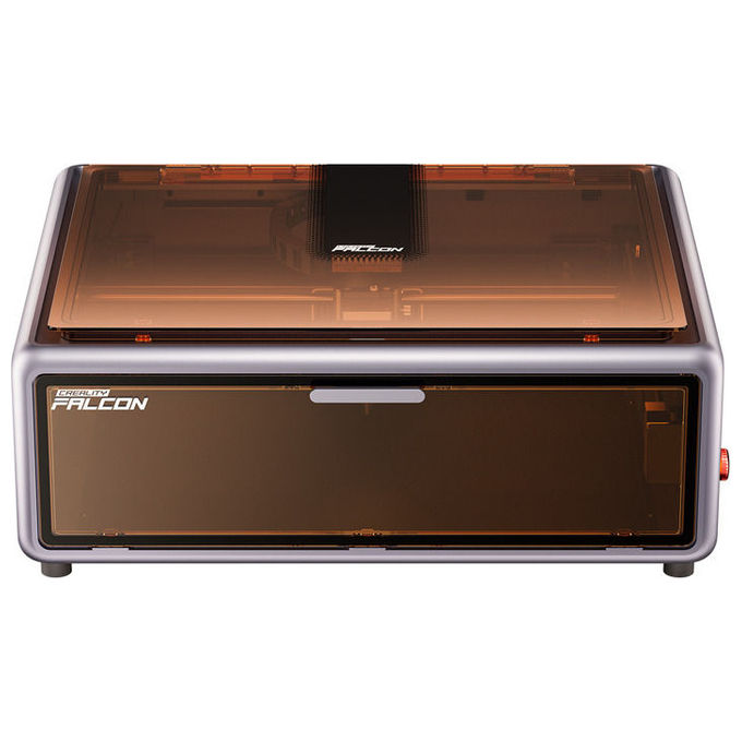 Creality 1005010223 Falcon A1 10W Incisore e Taglio Laser Potenza 10W Sistema CoreXY Fotocamera Intelligente Materiali Multipli Velocita' 600 mm-s colore Grigio