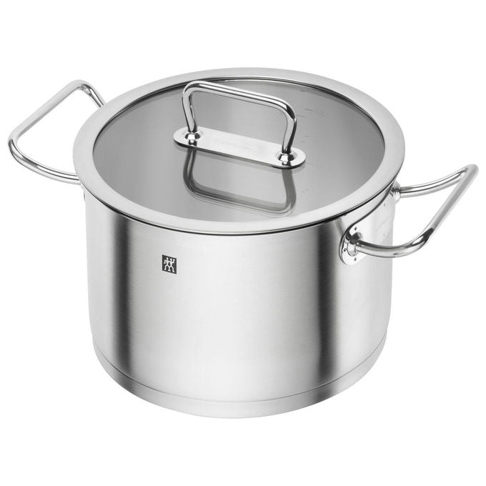 Zwilling PRO Set di pentole 5 pezzi Acciaio inox 18-10 Induzione Fondo SIGMA Classic+ colore Satinato