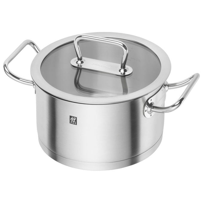 Zwilling PRO Set di pentole 5 pezzi Acciaio inox 18-10 Induzione Fondo SIGMA Classic+ colore Satinato
