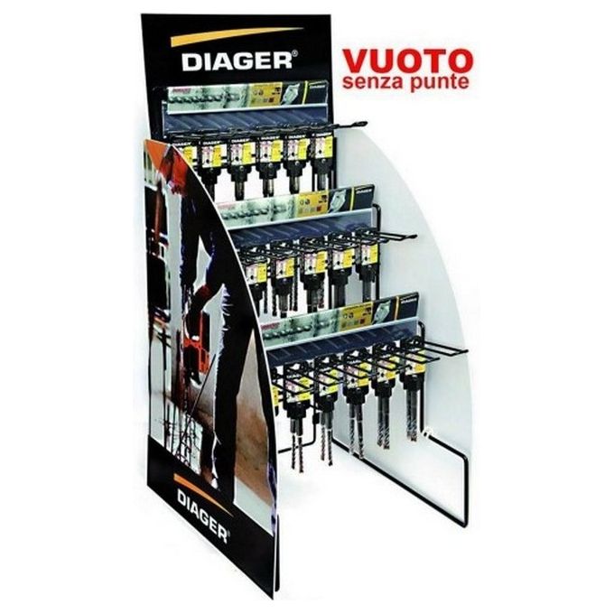 Diager Expo Punte Booster Sds-Plus 180 Posti Vuoto