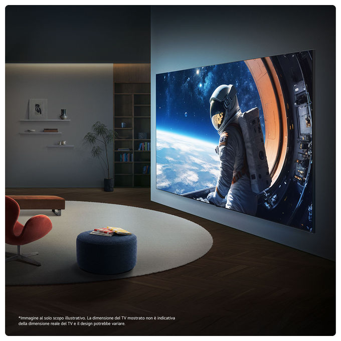 LG 100QNED87B6.API QNED87B TV 4K QNED MiniLED Dolby Vision HDR10 Pro VRR 144Hz colore Nero
