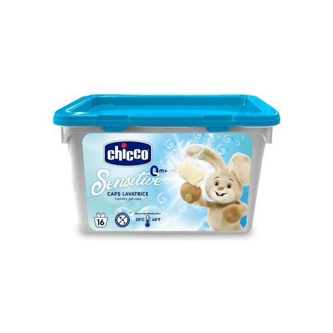 Chicco Detersivo Dosato per Lavatrice 16 Pezzi