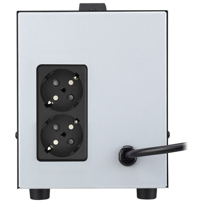PowerWalker 10120305 AVR Regolatore automatico di tensione 1500 VA 1200 W Tipo F LCD Nero