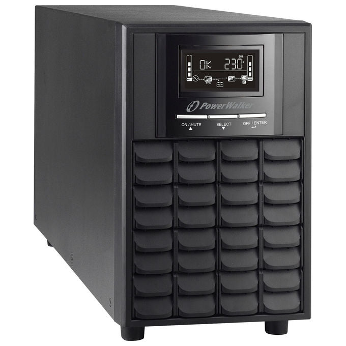 PowerWalker 10121104 VI2000CW Gruppo di continuita' Line-Interactive 2000VA 1400W Onda Sinusoidale Pura 8 prese IEC colore Nero