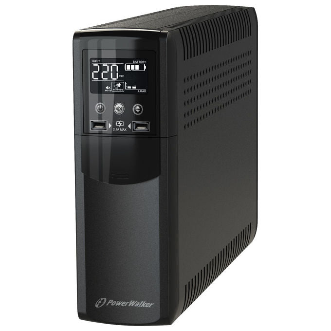 PowerWalker VI1000CSW Gruppo di continuita' 1000VA 600W Uscita 230V 6ms 4 Prese Schuko colore Nero