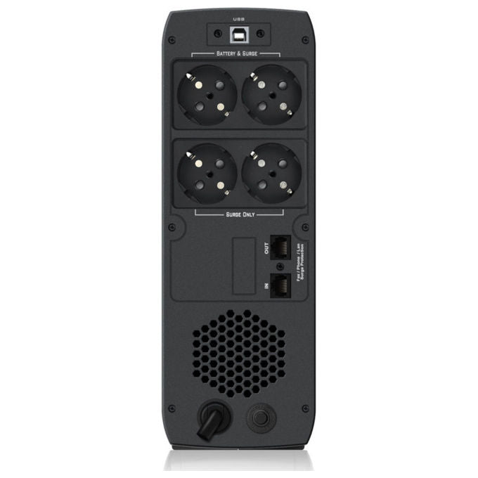 PowerWalker VI1000CSW Gruppo di continuita' 1000VA 600W Uscita 230V 6ms 4 Prese Schuko colore Nero