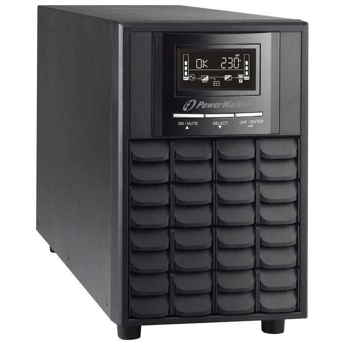 PowerWalker 10121131 VI 1500 CW Gruppo di Continuita' Line-Interactive 1500VA 1050W Uscita Sinusoidale Pura 3 Prese colore Nero