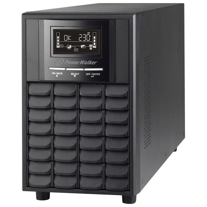PowerWalker 10121131 VI 1500 CW Gruppo di Continuita' Line-Interactive 1500VA 1050W Uscita Sinusoidale Pura 3 Prese colore Nero