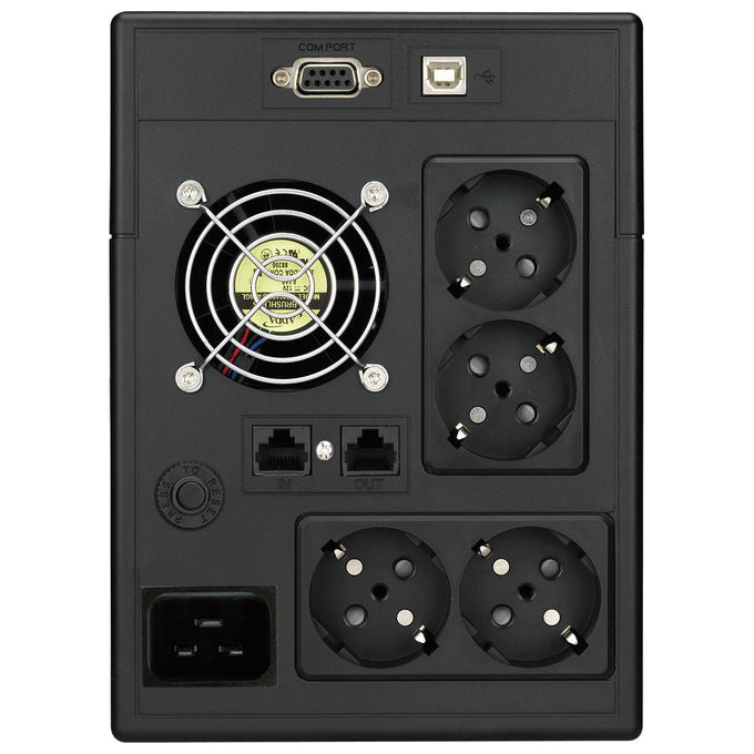 PowerWalker 10121144 VI 3000 SCL gruppo di continuita' a linea interattiva 3 kVA 1800 W forma d'onda sinusoidale LCD USB RJ45 RJ11 colore Nero