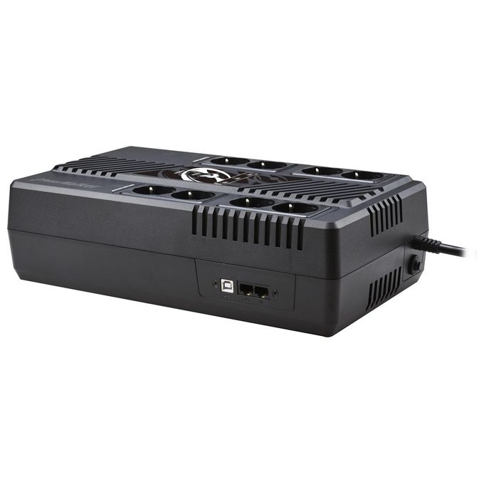 PowerWalker 10121161 VI 800 MS Gruppo di Continuita' A Linea Interattiva 800 VA 480 W 8 Prese Tipo F colore Nero