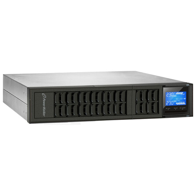 PowerWalker VFI1000CRS VFI1000CRS Gruppo di Continuita' UPS On-Line 1000VA 800W Onda Sinusoidale Pura 3x IEC C13 USB RS-232 colore Nero