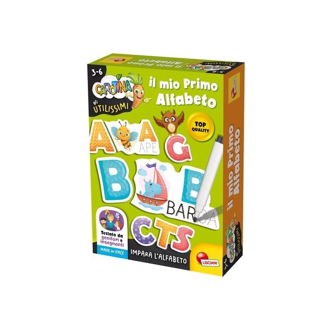 Lisciani Gioco Educativo Carotina Utilissimi Il mio Primo Alfabeto