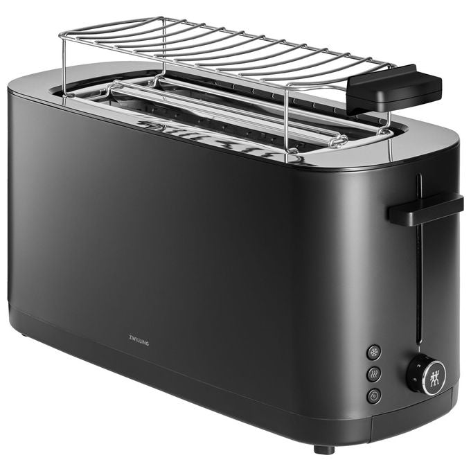 Zwilling 1026860 Tostapane 4 Fette 1800 W con Funzione Scongelamento e Riscaldamento colore Nero