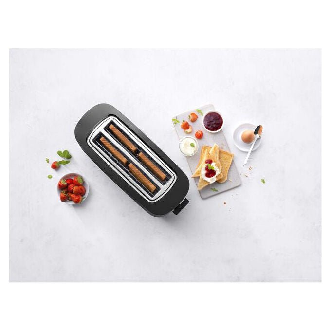 Zwilling 1026860 Tostapane 4 Fette 1800 W con Funzione Scongelamento e Riscaldamento colore Nero