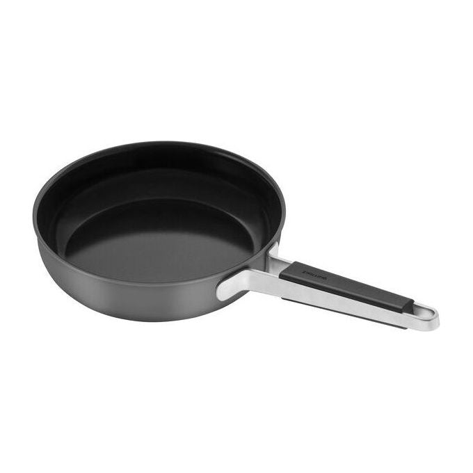Zwilling 1028816 Pure Padella Multiuso in Acciaio Inox con Rivestimento Ceramico Antiaderente 24 cm colore Nero Grigio