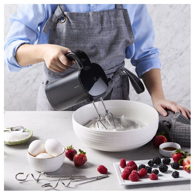Zwilling 4009839678363 XTEND Sbattitore senza fili 250 W 3 velocita' motore BLDC batteria fino a 120 minuti colore Nero