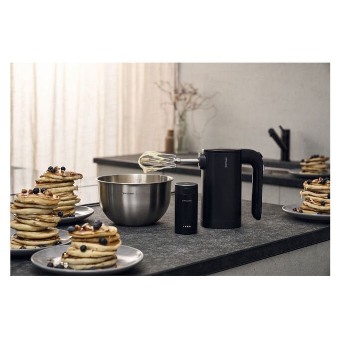 Zwilling 4009839678363 XTEND Sbattitore senza fili 250 W 3 velocita' motore BLDC batteria fino a 120 minuti colore Nero