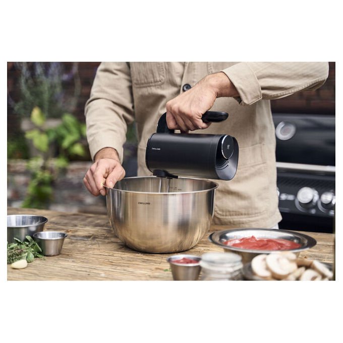 Zwilling 4009839678363 XTEND Sbattitore senza fili 250 W 3 velocita' motore BLDC batteria fino a 120 minuti colore Nero