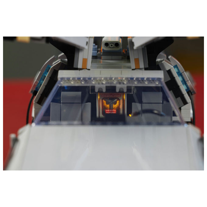 LEGO 10300 Icons Macchina del Tempo Ritorno al Futuro 1872 pezzi 3 versioni colore Nero