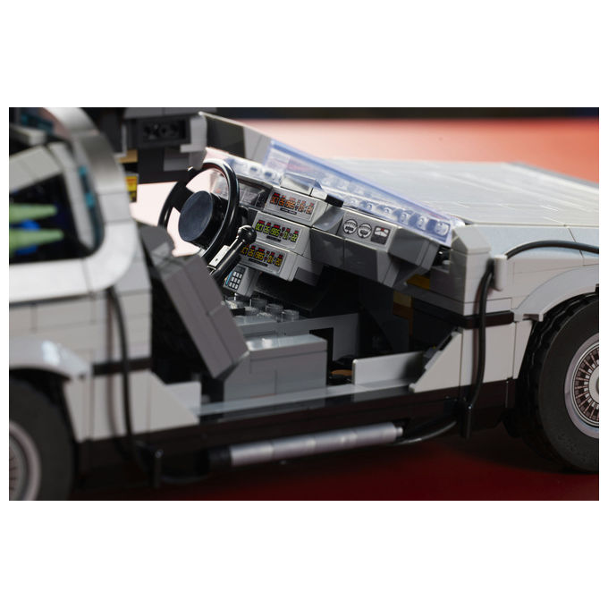 LEGO 10300 Icons Macchina del Tempo Ritorno al Futuro 1872 pezzi 3 versioni colore Nero
