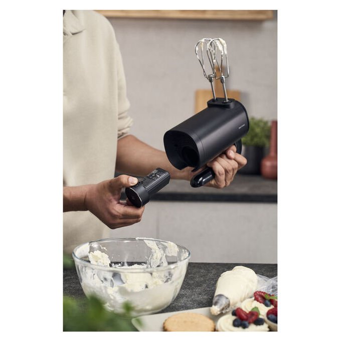 Zwilling XTEND Sbattitore Cordless 200 W 3 Velocita' Autonomia 120 Minuti Motore BLDC Batteria 12 V 3000 mAh colore Nero