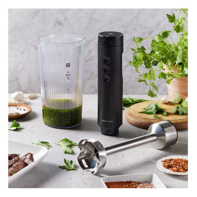 Zwilling 1030457 Xtend Sbattitore Manuale 250 W 3 Velocita' Batteria 12 V colore Nero