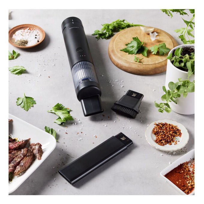 Zwilling 1030462 XTEND Aspirapolvere senza fili HEPA 12 V autonomia fino a 45 minuti colore Nero