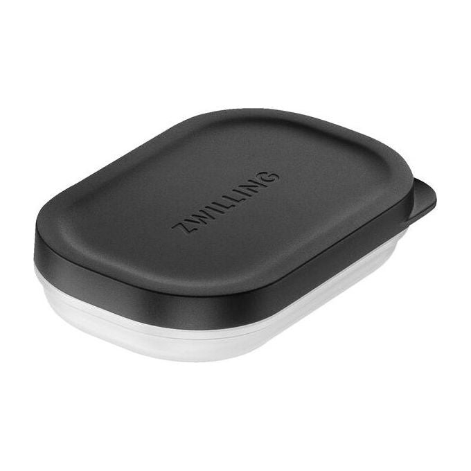 Zwilling 1030913 Fresh and Save Lunch Box sottovacuum con tecnologia di vuoto lavabile in lavastoviglie include posate e contenitori per salse colore Nero
