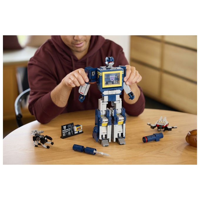 Lego 10358 Icons Set da Costruzione per Adulti con 1505 Pezzi Effetti Sonori e Modalita' Registratore a Cassetta colore Multicolore