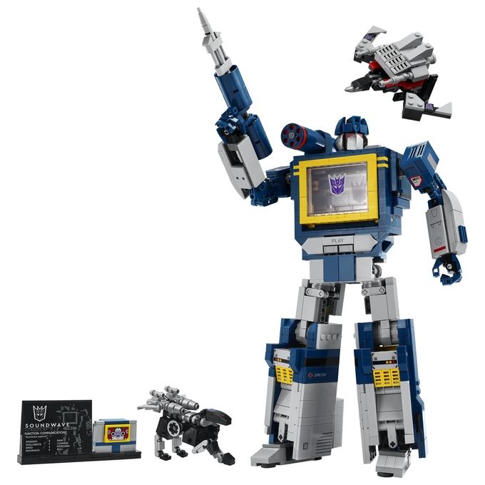 Lego 10358 Icons Set da Costruzione per Adulti con 1505 Pezzi Effetti Sonori e Modalita' Registratore a Cassetta colore Multicolore