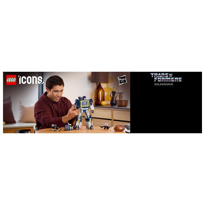 Lego 10358 Icons Set da Costruzione per Adulti con 1505 Pezzi Effetti Sonori e Modalita' Registratore a Cassetta colore Multicolore