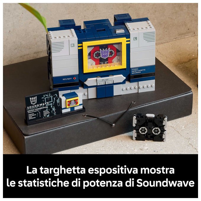 Lego 10358 Icons Set da Costruzione per Adulti con 1505 Pezzi Effetti Sonori e Modalita' Registratore a Cassetta colore Multicolore