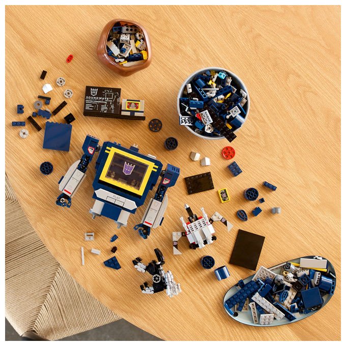 Lego 10358 Icons Set da Costruzione per Adulti con 1505 Pezzi Effetti Sonori e Modalita' Registratore a Cassetta colore Multicolore