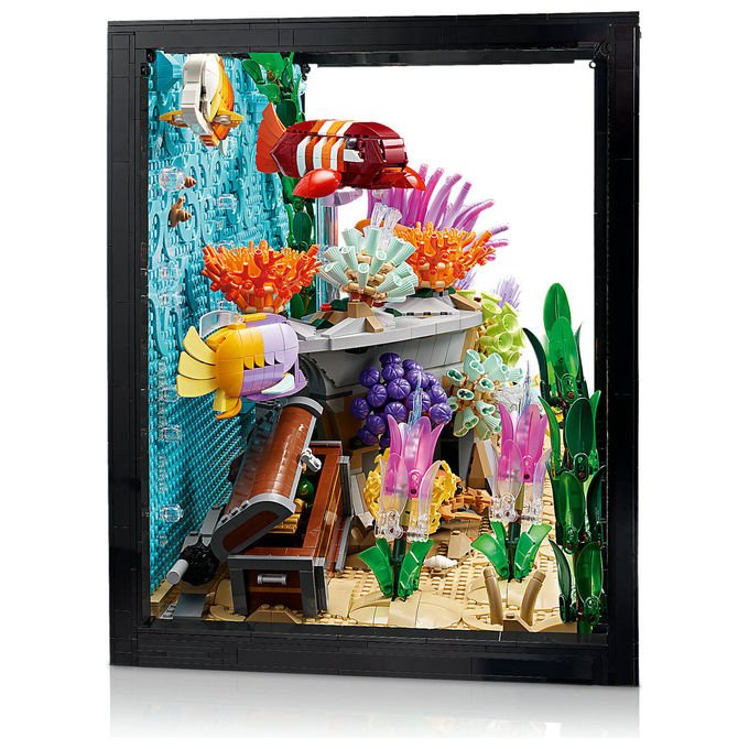 Lego 10366 Icons Acquario Tropicale set costruzione 4154 pezzi 18+ anni colore trasparente