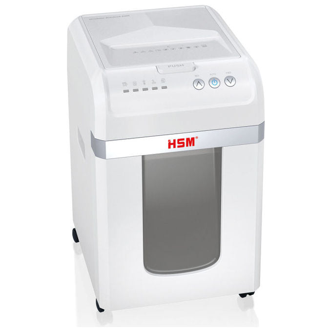 HSM 4026631082921 Shredstar Autofeed X300 Niszczarka frammenti 4 x 12 mm P-4 300 fogli 30 l 360 W 58 dB colore Bianco