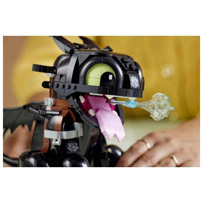 LEGO ICONS Dragon Trainer Sdentato Modello da Costruire in Plastica 10375