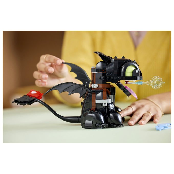 LEGO ICONS Dragon Trainer Sdentato Modello da Costruire in Plastica 10375
